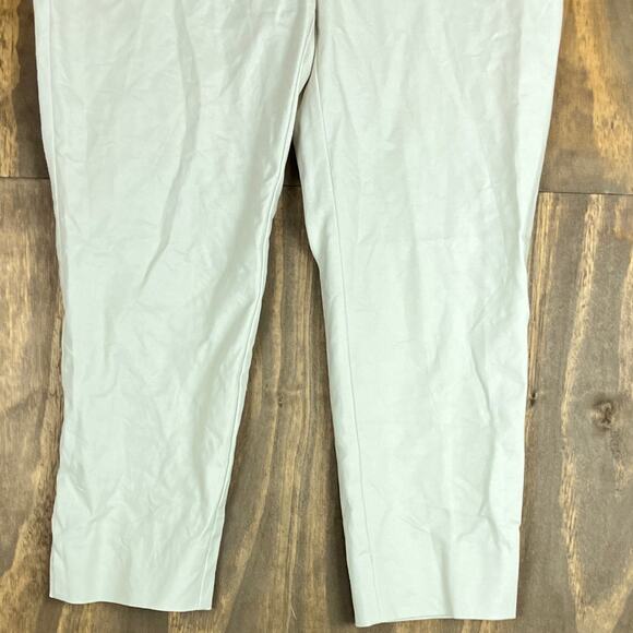 LOFT Womens Pants Tan Mid Rise The Curvy Riviera Ankle Stretch 6 - Picture 3 of 13